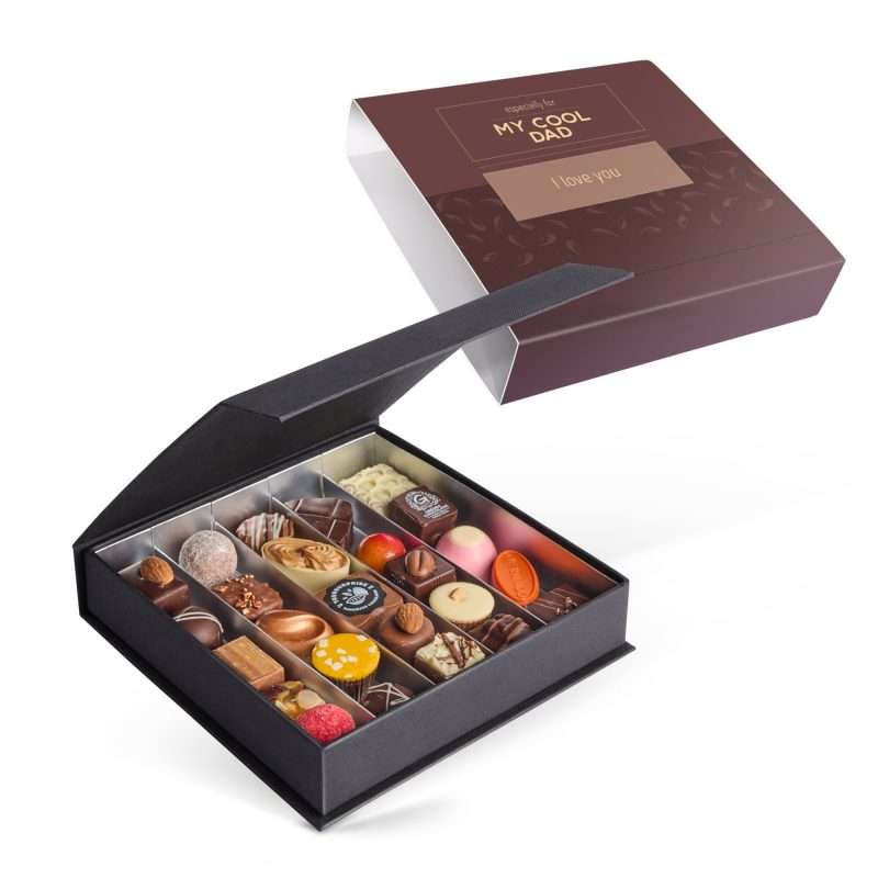 Bild von   pralinen mit foto vatertag jpg | fotogeschenkideende 🎀 Geschenke mit eigenem Foto Motiv o Text