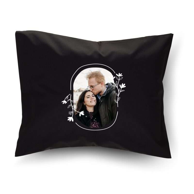 Bild von   kissen xcm schwarz ojpg | fotogeschenkideende 🎀 Geschenke mit eigenem Foto Motiv o Text