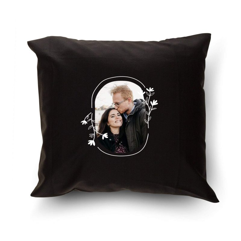 Bild von   kissen  x  cm schwarzjpg | fotogeschenkideende 🎀 Geschenke mit eigenem Foto Motiv o Text