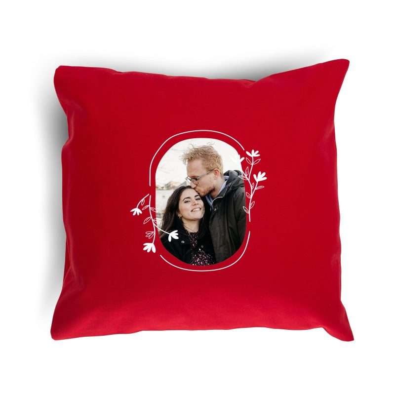 Bild von   kissen  x  cm rot ohjpg | fotogeschenkideende 🎀 Geschenke mit eigenem Foto Motiv o Text
