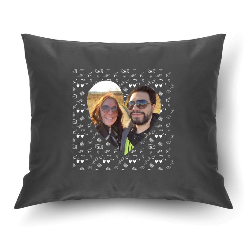 Bild von   kissen xcm dunkelgraujpg | fotogeschenkideende 🎀 Geschenke mit eigenem Foto Motiv o Text