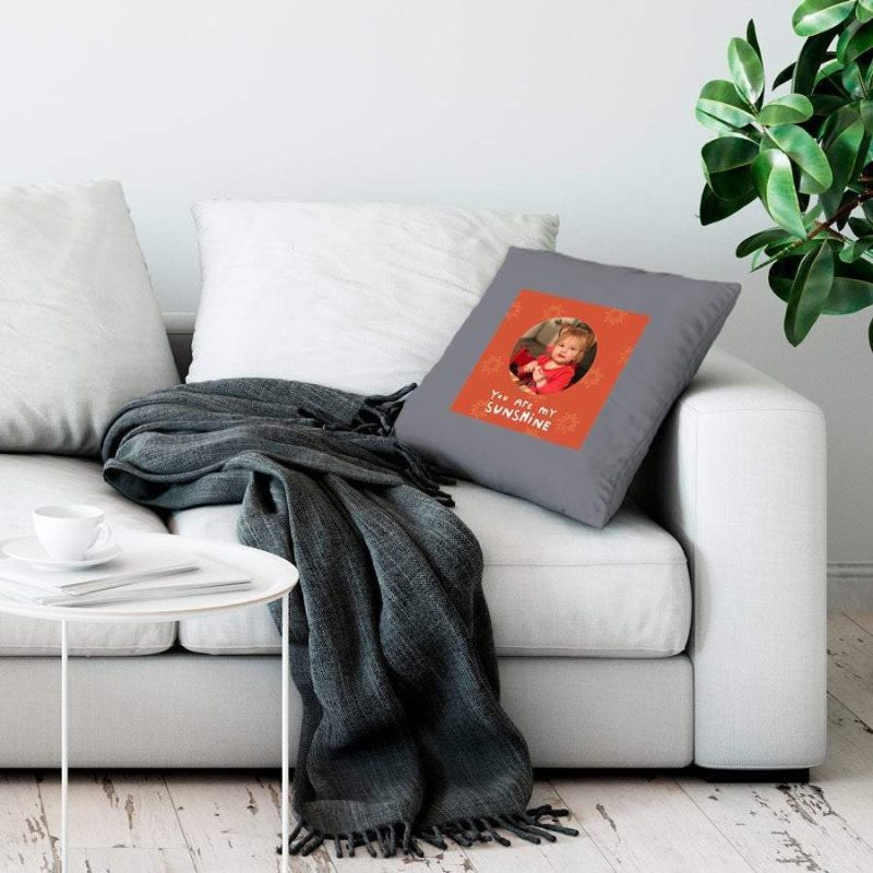 Bild von   liebeskissen gross hellgrajpg | fotogeschenkideende 🎀 Geschenke mit eigenem Foto Motiv o Text