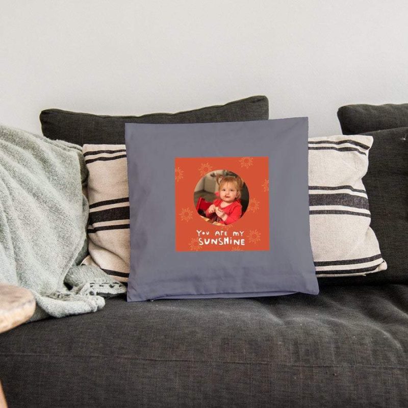 Bild von   liebeskissen hellgrau mit fjpg | fotogeschenkideende 🎀 Geschenke mit eigenem Foto Motiv o Text