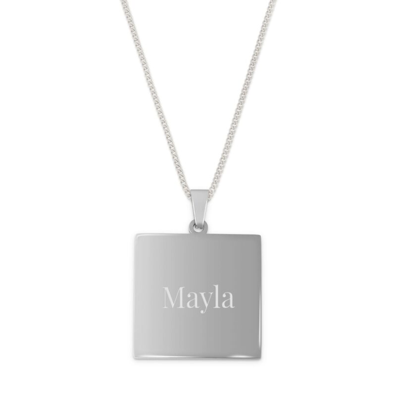 Bild von   anhaenger mit namen viereckjpg | fotogeschenkideende 🎀 Geschenke mit eigenem Foto Motiv o Text