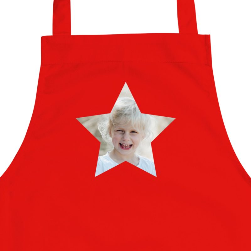 Bild von   kinderschuerze rotjpg | fotogeschenkideende 🎀 Geschenke mit eigenem Foto Motiv o Text