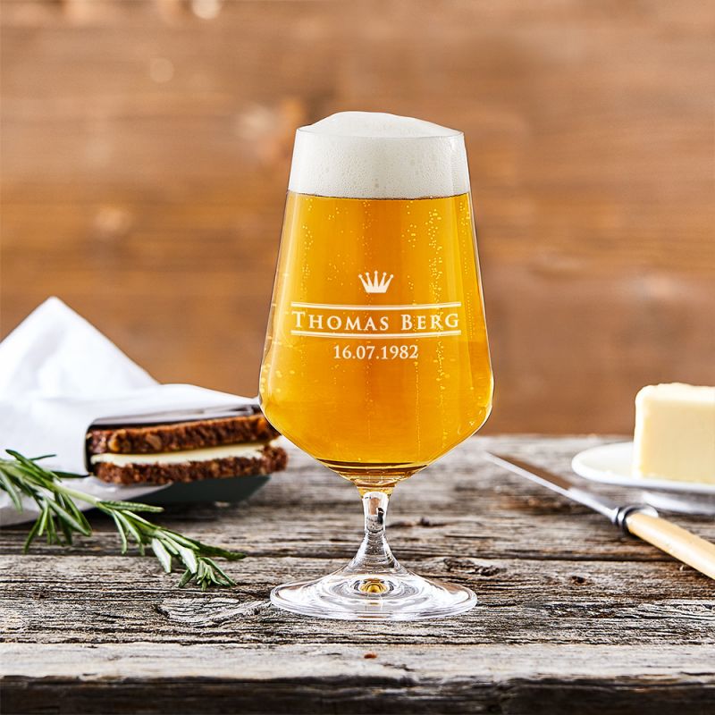 Bild von   bierglas mit gravur kleine krojpg | fotogeschenkideende 🎀 Geschenke mit eigenem Foto Motiv o Text