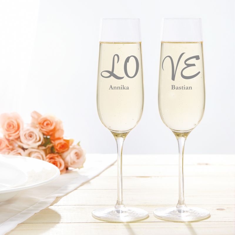 Bild von   sektglaeser mit gravur lovejpg | fotogeschenkideende 🎀 Geschenke mit eigenem Foto Motiv o Text