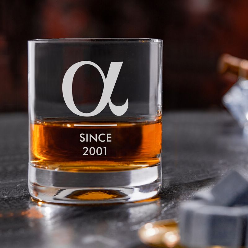 Bild von   whiskyglas mit gravur alphajpg | fotogeschenkideende 🎀 Geschenke mit eigenem Foto Motiv o Text