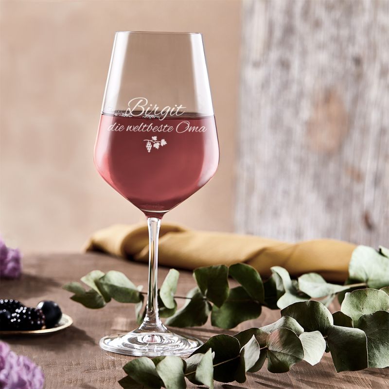 Bild von   weissweinglas mit gravur besjpg | fotogeschenkideende 🎀 Geschenke mit eigenem Foto Motiv o Text