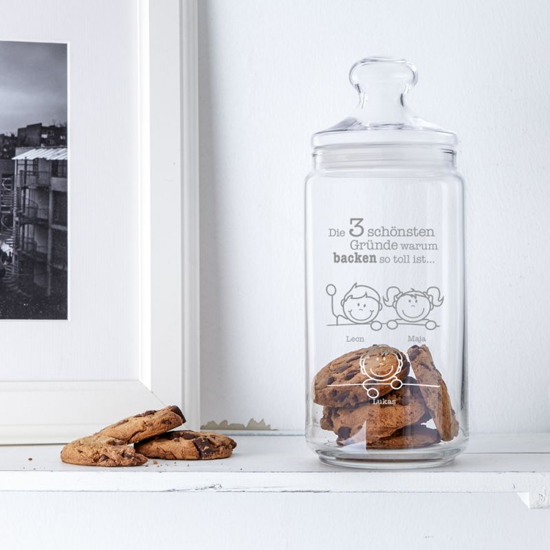 Bild von   keksglas mit gravur warum icjpg | fotogeschenkideende 🎀 Geschenke mit eigenem Foto Motiv o Text
