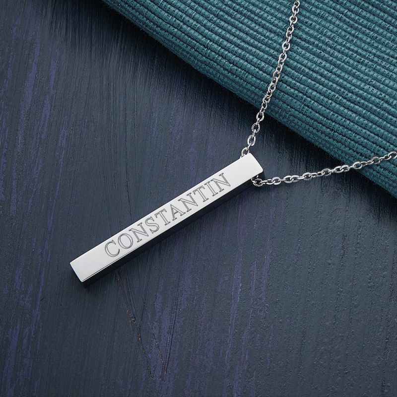 Bild von   halskette mit gravur silberjpg | fotogeschenkideende 🎀 Geschenke mit eigenem Foto Motiv o Text