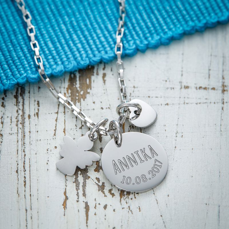 Bild von   kette mit gravur anhaenger hjpg | fotogeschenkideende 🎀 Geschenke mit eigenem Foto Motiv o Text
