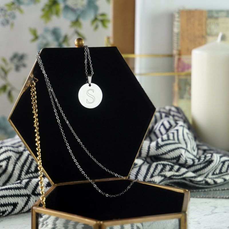 Bild von   kette mit gravur runder anhajpg | fotogeschenkideende 🎀 Geschenke mit eigenem Foto Motiv o Text
