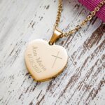 Bild von   herz anhaenger kette mit gravujpg | fotogeschenkideende 🎀 Geschenke mit eigenem Foto Motiv o Text