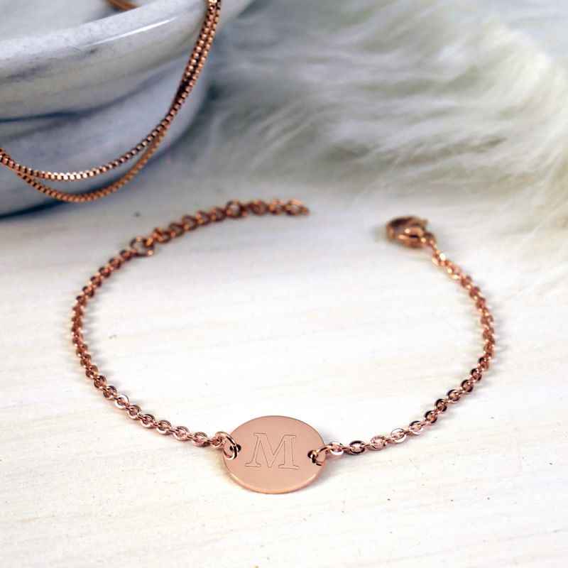 Bild von   armkettchen mit gravur initijpg | fotogeschenkideende 🎀 Geschenke mit eigenem Foto Motiv o Text