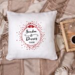 Bild von   bedrucktes kissen herz kreisjpg | fotogeschenkideende 🎀 Geschenke mit eigenem Foto Motiv o Text