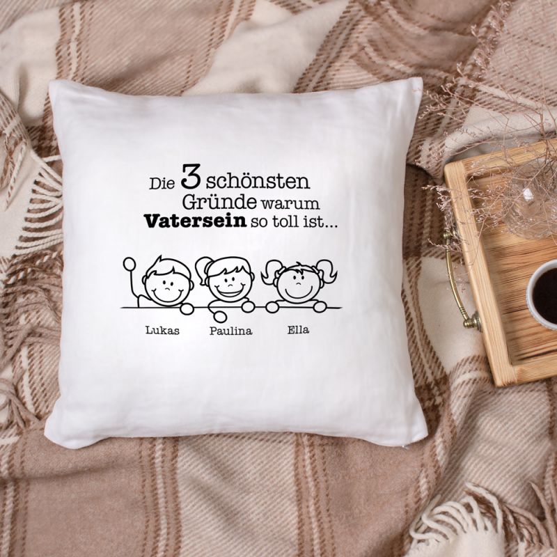 Bild von   bedrucktes kissen warum ichjpg | fotogeschenkideende 🎀 Geschenke mit eigenem Foto Motiv o Text