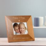 Bild von   bilderrahmen aus holz mit gravjpg | fotogeschenkideende 🎀 Geschenke mit eigenem Foto Motiv o Text