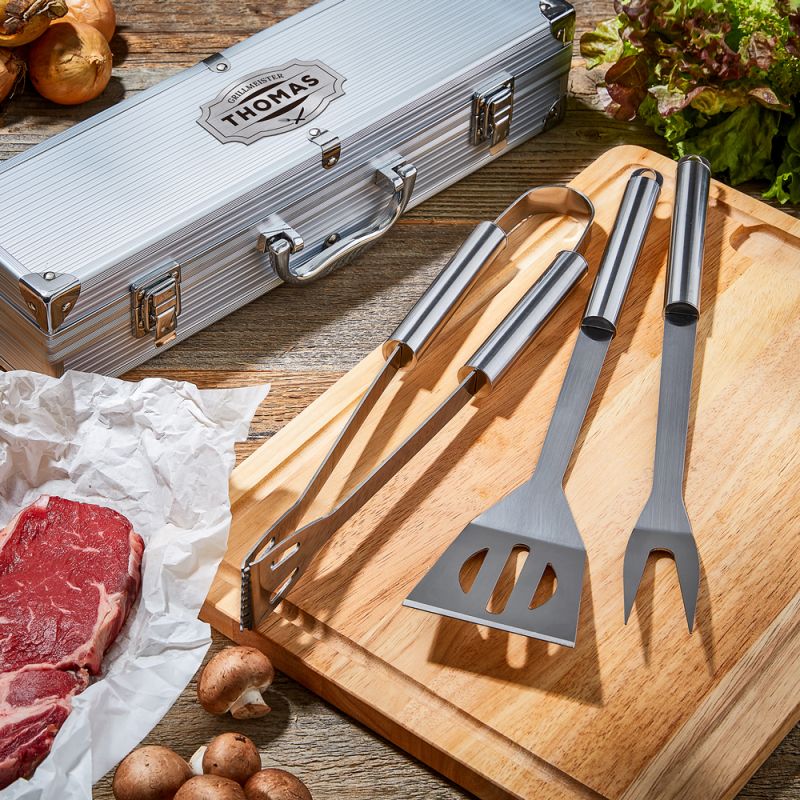 Bild von   grillbesteck grillset im grijpg | fotogeschenkideende 🎀 Geschenke mit eigenem Foto Motiv o Text