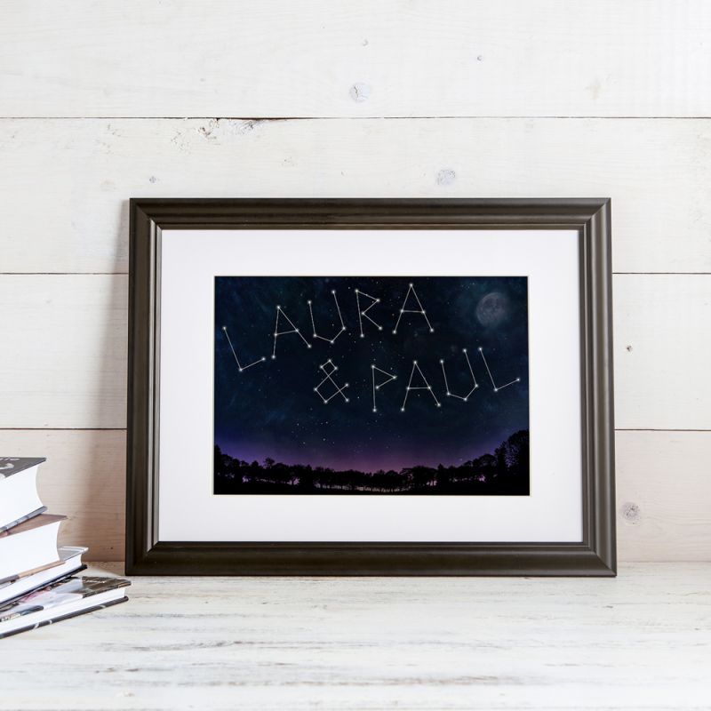 Bild von   sternenbild ihre namen auf djpg | fotogeschenkideende 🎀 Geschenke mit eigenem Foto Motiv o Text
