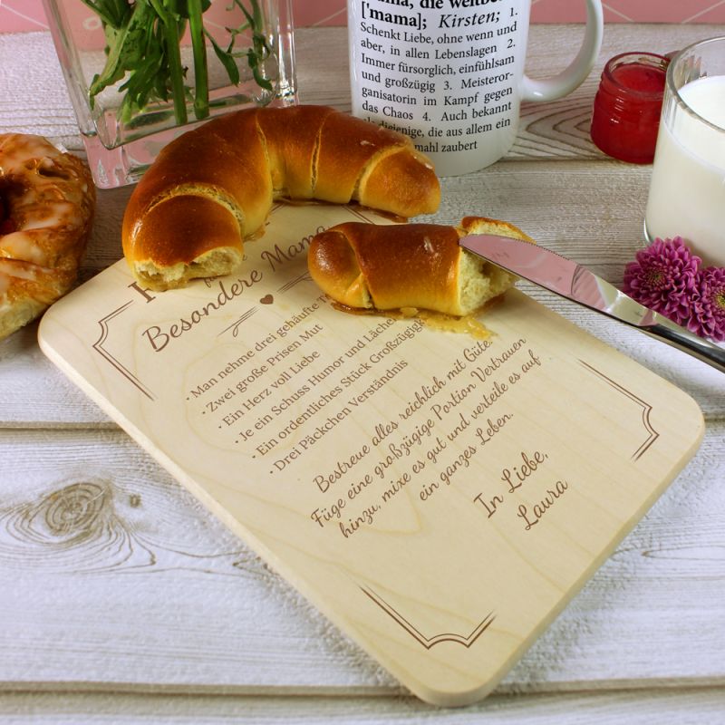 Bild von   fruehstuecksbrett fuer mamajpg | fotogeschenkideende 🎀 Geschenke mit eigenem Foto Motiv o Text