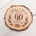 Bild von   baumscheibe mit gravur zur diajpg | fotogeschenkideende 🎀 Geschenke mit eigenem Foto Motiv o Text
