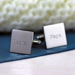 Bild von   manschettenknoepfe mit gravurjpg | fotogeschenkideende 🎀 Geschenke mit eigenem Foto Motiv o Text