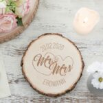 Bild von   baumscheibe zur hochzeit mrjpg | fotogeschenkideende 🎀 Geschenke mit eigenem Foto Motiv o Text