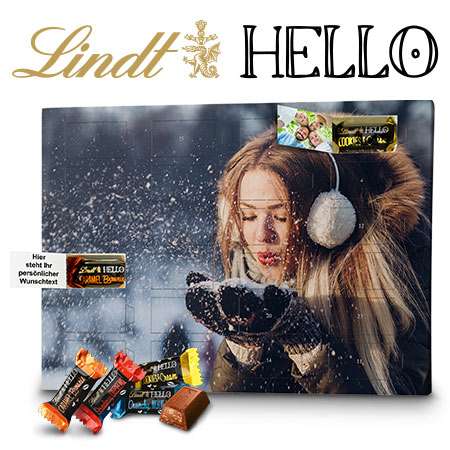 Bild von   foto adventskalender lindt heljpg | fotogeschenkideende 🎀 Geschenke mit eigenem Foto Motiv o Text