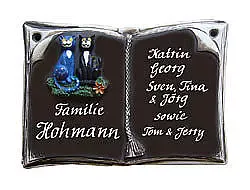 Bild von   buch als keramikschild zu ehrujpg | fotogeschenkideende 🎀 Geschenke mit eigenem Foto Motiv o Text