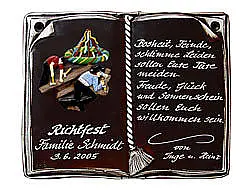 Bild von   keramik buch als schild fuer ejpg | fotogeschenkideende 🎀 Geschenke mit eigenem Foto Motiv o Text