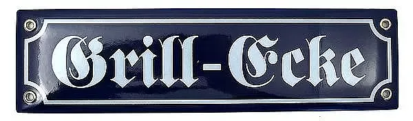 Bild von   emailleschild grilleckejpg | fotogeschenkideende 🎀 Geschenke mit eigenem Foto Motiv o Text