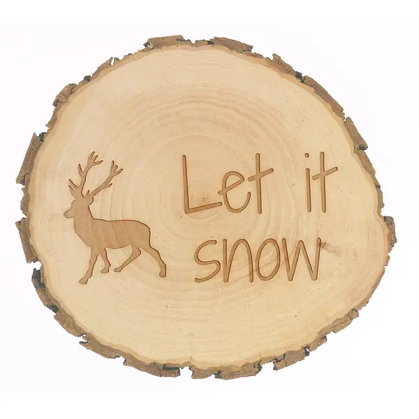 Bild von   holzrindenschild winterzeitjpg | fotogeschenkideende 🎀 Geschenke mit eigenem Foto Motiv o Text