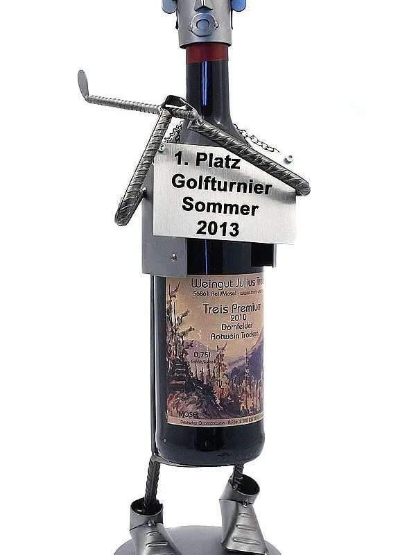 Bild von   weinflaschenhalter golfspielerjpg | fotogeschenkideende 🎀 Geschenke mit eigenem Foto Motiv o Text