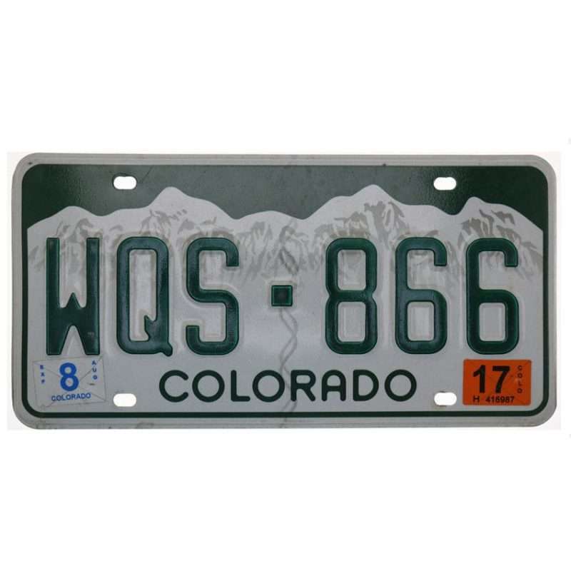 Bild von   us nummernschild colorado orjpg | fotogeschenkideende 🎀 Geschenke mit eigenem Foto Motiv o Text