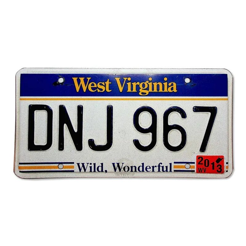 Bild von   us nummernschild west virginiajpg | fotogeschenkideende 🎀 Geschenke mit eigenem Foto Motiv o Text