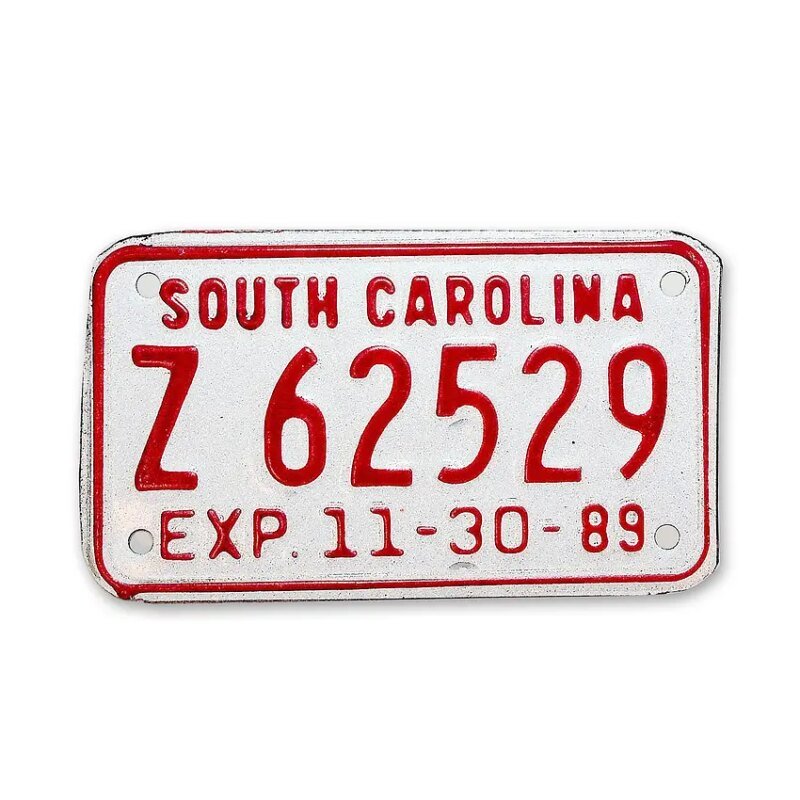 Bild von   motorradnummernschild south cajpg | fotogeschenkideende 🎀 Geschenke mit eigenem Foto Motiv o Text