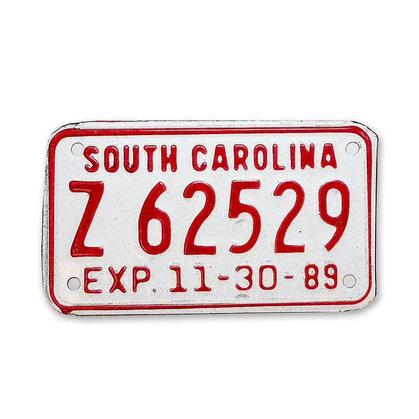 Bild von   motorradnummernschild south cajpg | fotogeschenkideende 🎀 Geschenke mit eigenem Foto Motiv o Text