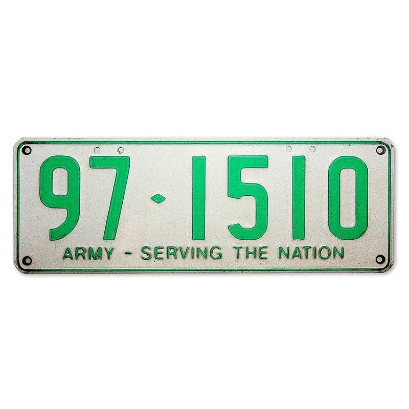 Bild von   nummernschild armyjpg | fotogeschenkideende 🎀 Geschenke mit eigenem Foto Motiv o Text