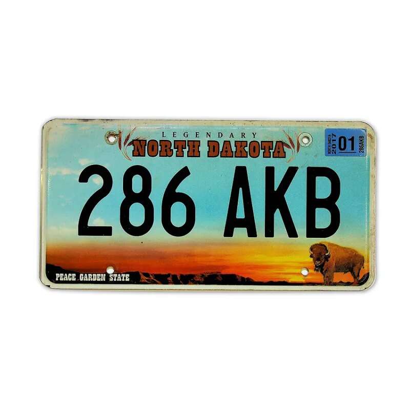 Bild von   us kennzeichen north dakotajpg | fotogeschenkideende 🎀 Geschenke mit eigenem Foto Motiv o Text