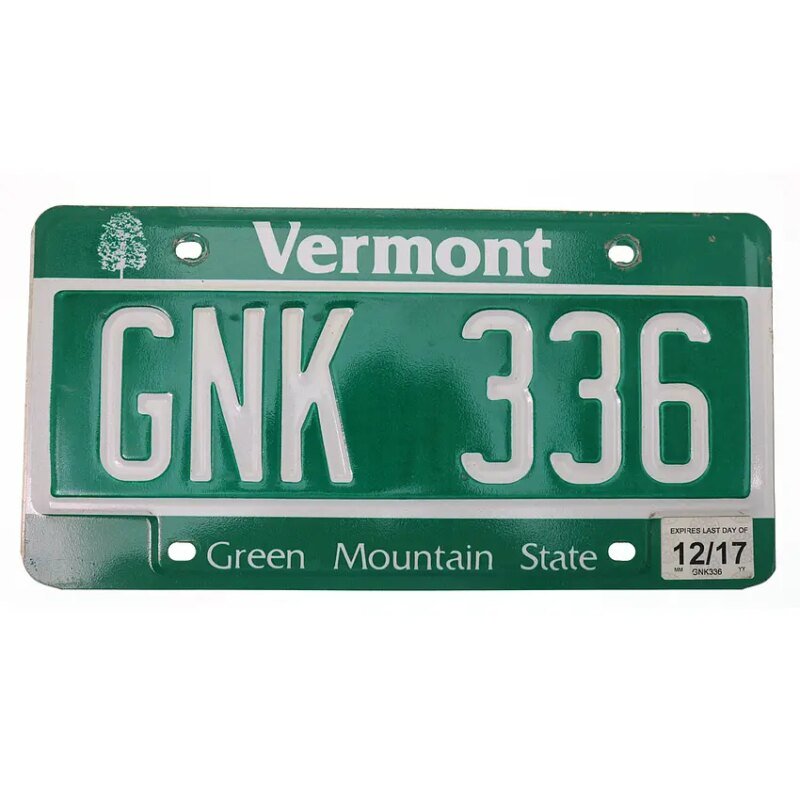 Bild von   us kennzeichen vermont origijpg | fotogeschenkideende 🎀 Geschenke mit eigenem Foto Motiv o Text