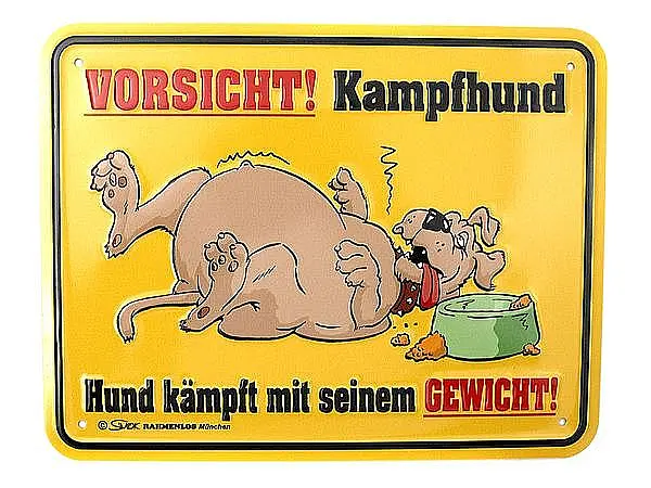 Bild von   funschild kampfhundjpg | fotogeschenkideende 🎀 Geschenke mit eigenem Foto Motiv o Text