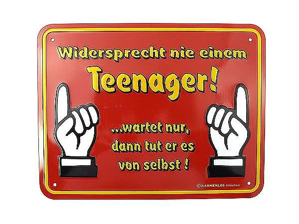 Bild von   funschild widersprecht nie eijpg | fotogeschenkideende 🎀 Geschenke mit eigenem Foto Motiv o Text