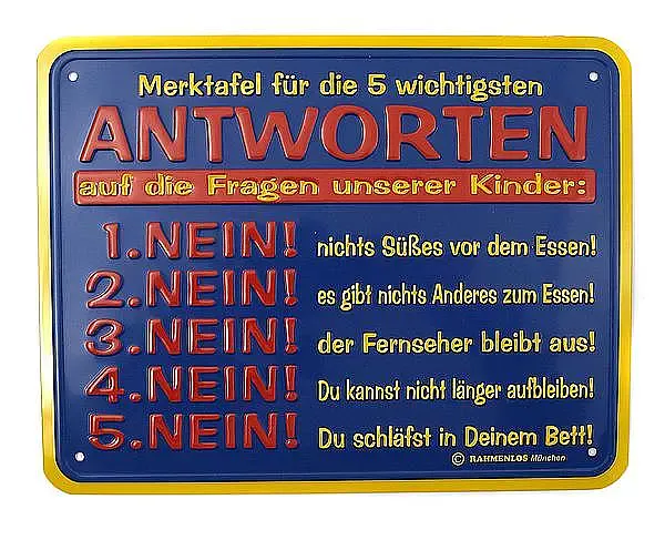 Bild von   funschild antwortenjpg | fotogeschenkideende 🎀 Geschenke mit eigenem Foto Motiv o Text