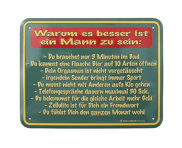 Bild von   funschild warum es besser istjpg | fotogeschenkideende 🎀 Geschenke mit eigenem Foto Motiv o Text