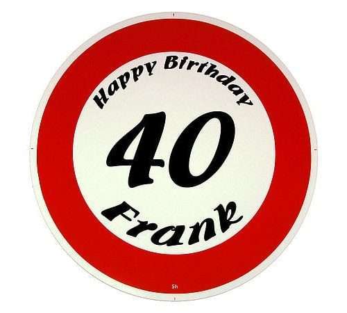 Bild von   verkehrsschild happy birthdayjpg | fotogeschenkideende 🎀 Geschenke mit eigenem Foto Motiv o Text