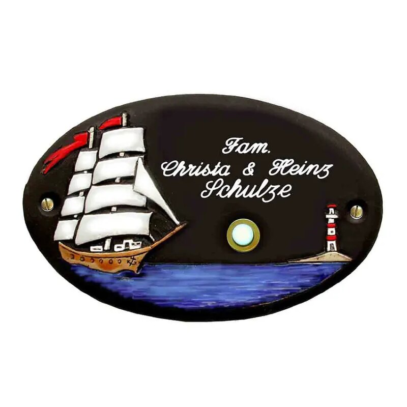 Bild von   keramik klingelschild klassijpg | fotogeschenkideende 🎀 Geschenke mit eigenem Foto Motiv o Text