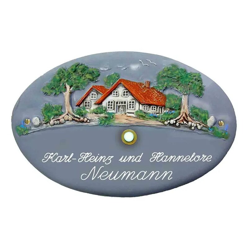 Bild von   keramik klingelschild klassijpg | fotogeschenkideende 🎀 Geschenke mit eigenem Foto Motiv o Text