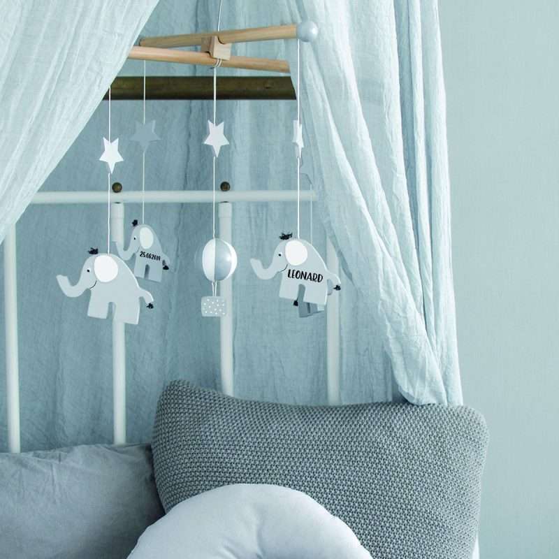 Bild von   holz mobile elefant personalisjpg | fotogeschenkideende 🎀 Geschenke mit eigenem Foto Motiv o Text