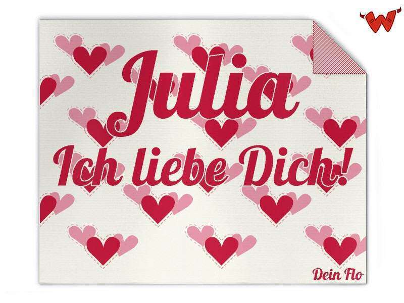 Bild von   strickdecke  farb mit herzenjpg | fotogeschenkideende 🎀 Geschenke mit eigenem Foto Motiv o Text